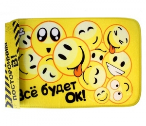 Придверный коврик "Все будет ОК"   ― Интернет-магазин оригинальных подарков Tuk-i-tuk.ru