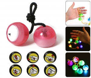 Антистресс-игрушка розовая yoyo Thumb Chucks ― Интернет-магазин оригинальных подарков Tuk-i-tuk.ru