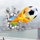 3D стикер "Огненный мяч"  