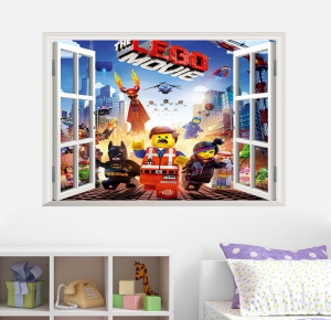 3D стикер "LEGO Movie"   ― Интернет-магазин оригинальных подарков Tuk-i-tuk.ru