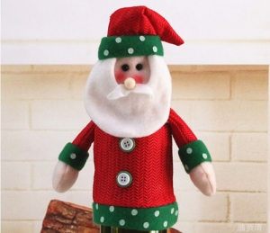 Игрушка на бутылку "Дед Мороз"   ― Интернет-магазин оригинальных подарков Tuk-i-tuk.ru