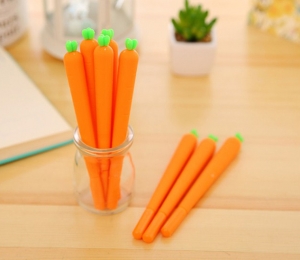 Гелевая ручка "Морковка"  ― Интернет-магазин оригинальных подарков Tuk-i-tuk.ru