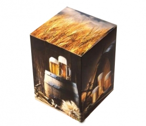 Коробка под пивную кружку "Бочка"  ― Интернет-магазин оригинальных подарков Tuk-i-tuk.ru
